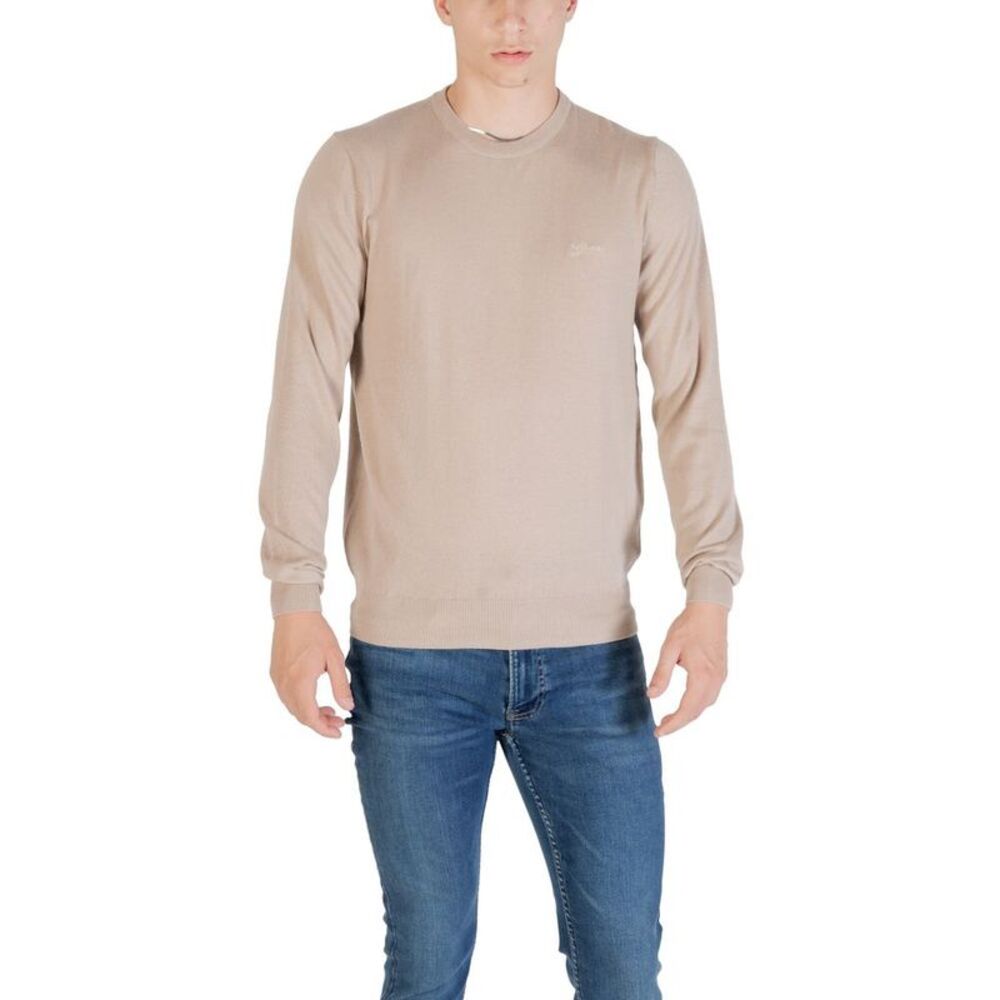Guess Beige Polyester Men's Sweatshirt